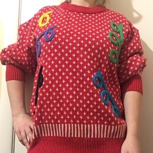 Final Price- Adrian Spencer 80’s Sweater Vintage